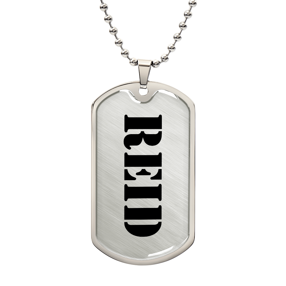 Reid - Luxury Dog Tag Necklace