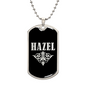 Hazel v02a - Luxury Dog Tag Necklace