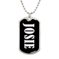 Josie v03 - Luxury Dog Tag Necklace