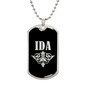 Ida v02a - Luxury Dog Tag Necklace