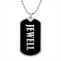 Jewell v02 - Luxury Dog Tag Necklace