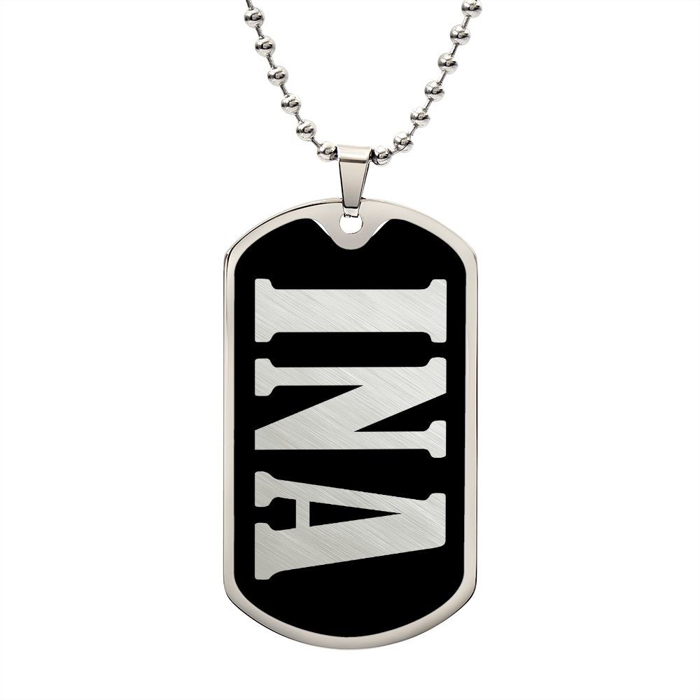 Ina v02 - Luxury Dog Tag Necklace