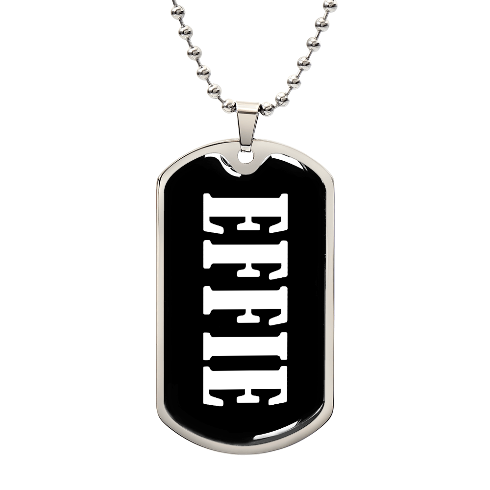 Effie v03 - Luxury Dog Tag Necklace