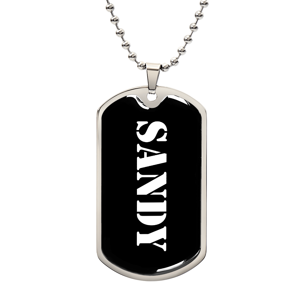 Sandy v3 - Luxury Dog Tag Necklace