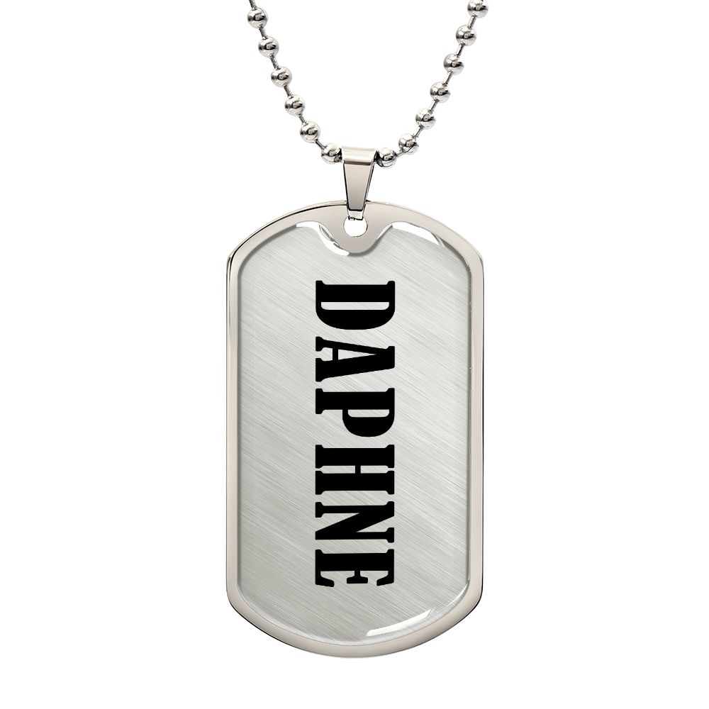 Daphne v01 - Luxury Dog Tag Necklace