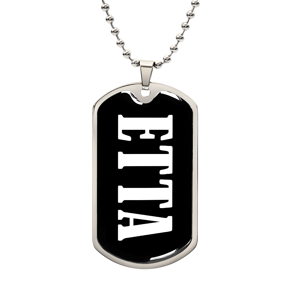 Etta v03 - Luxury Dog Tag Necklace