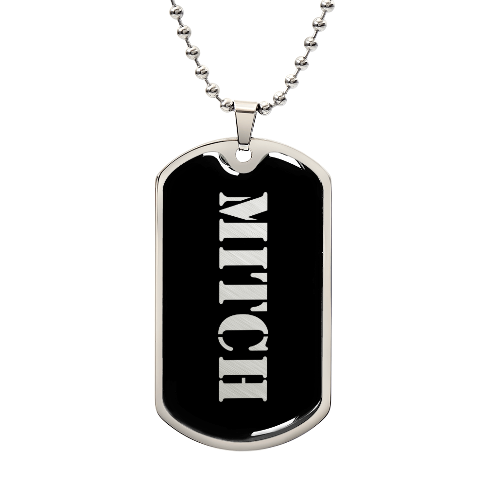 Mitch v2 - Luxury Dog Tag Necklace