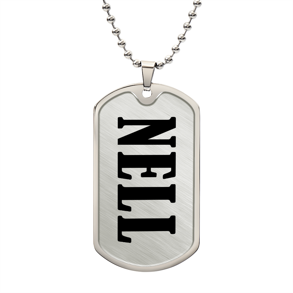 Nell v01 - Luxury Dog Tag Necklace
