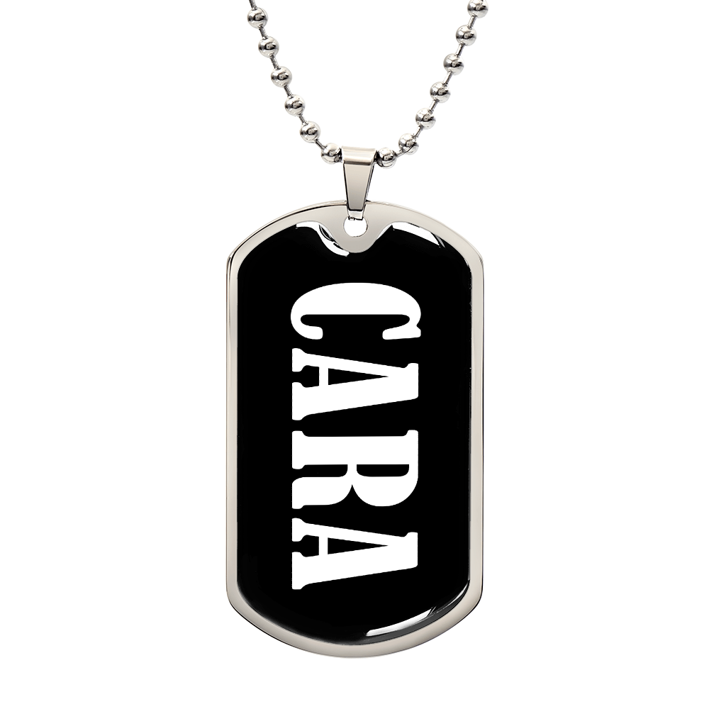 Cara v03 - Luxury Dog Tag Necklace