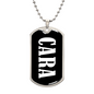 Cara v03 - Luxury Dog Tag Necklace