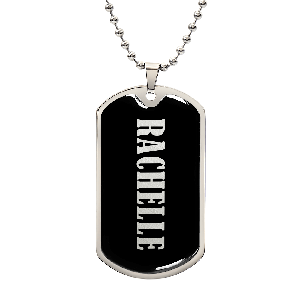 Rachelle v02 - Luxury Dog Tag Necklace