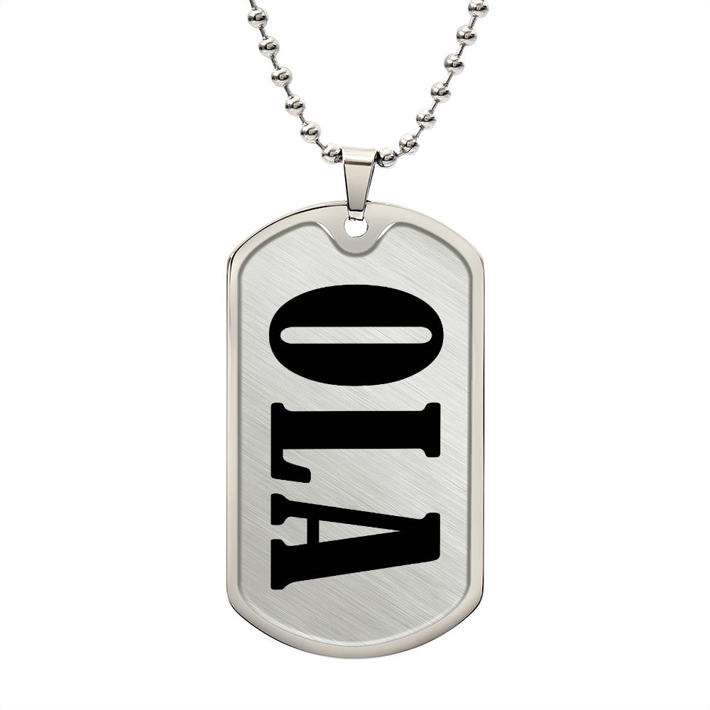 Ola v01 - Luxury Dog Tag Necklace