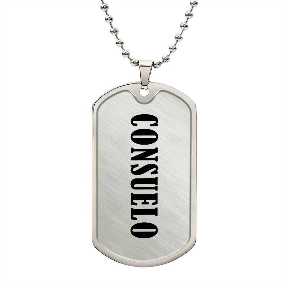 Consuelo v01 - Luxury Dog Tag Necklace