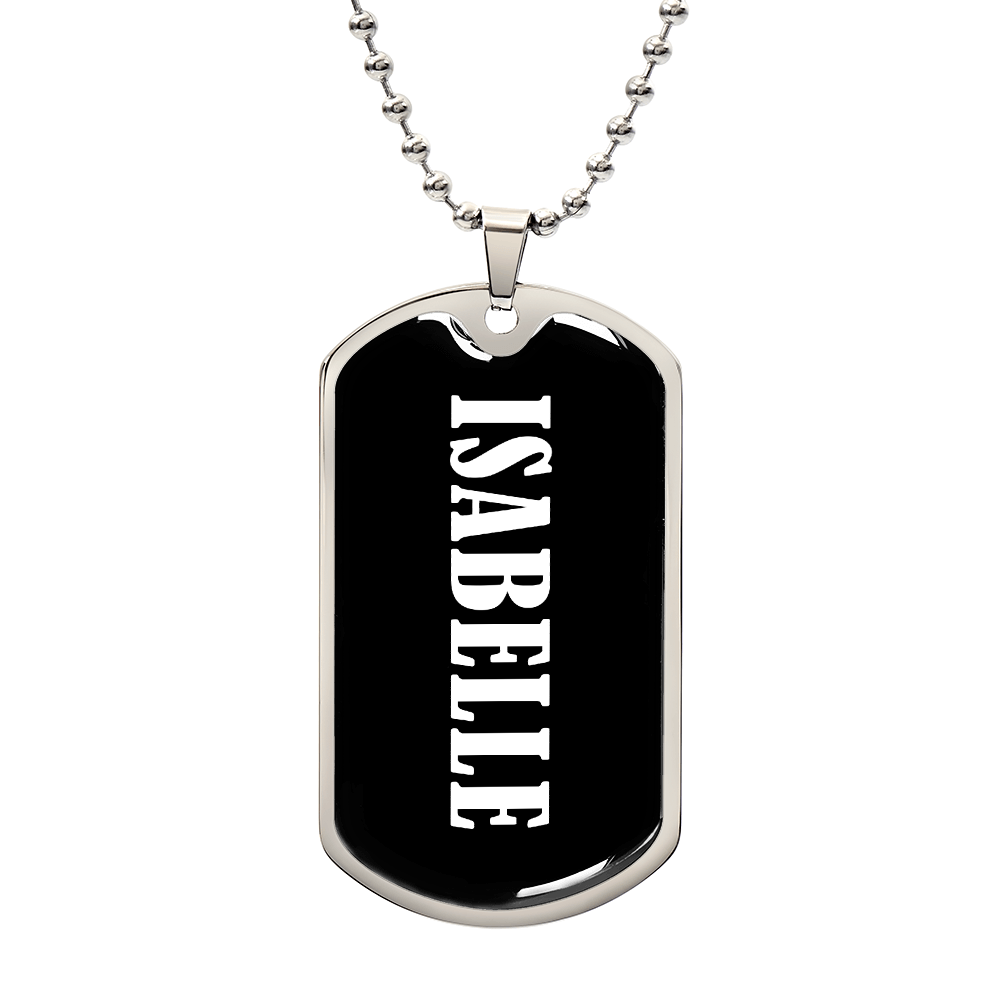 Isabelle v03 - Luxury Dog Tag Necklace