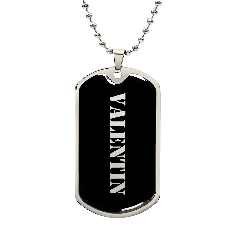 Valentin v2 - Luxury Dog Tag Necklace