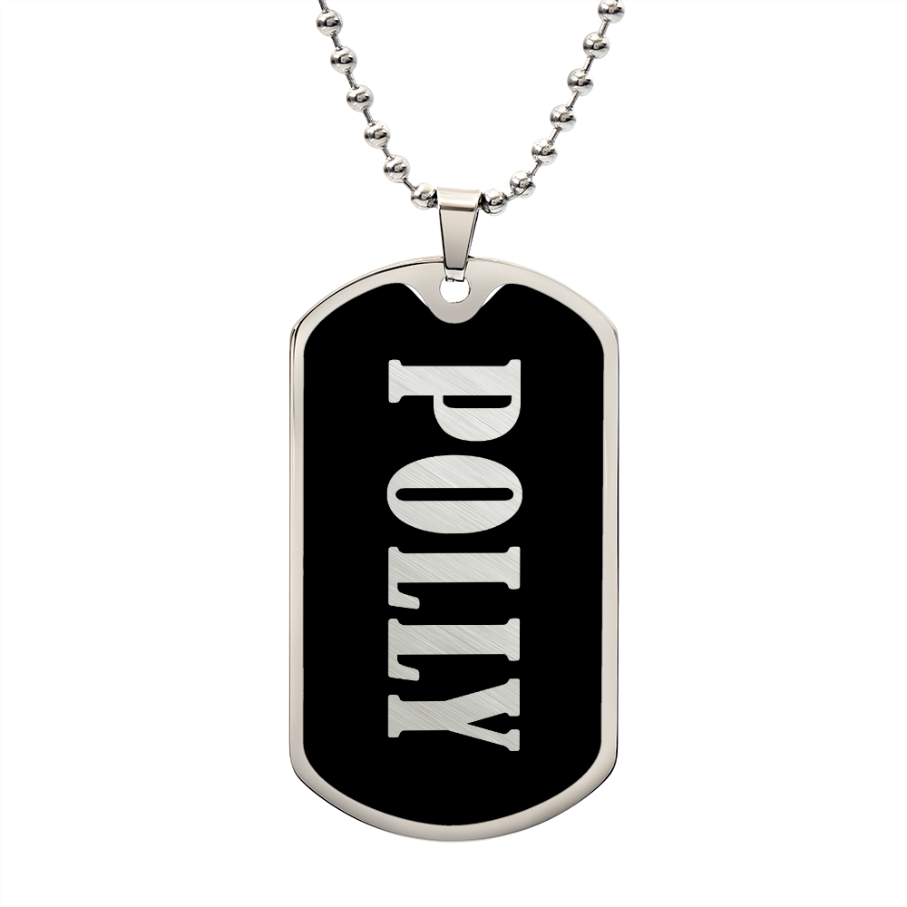 Polly v02 - Luxury Dog Tag Necklace