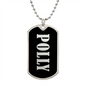 Polly v02 - Luxury Dog Tag Necklace