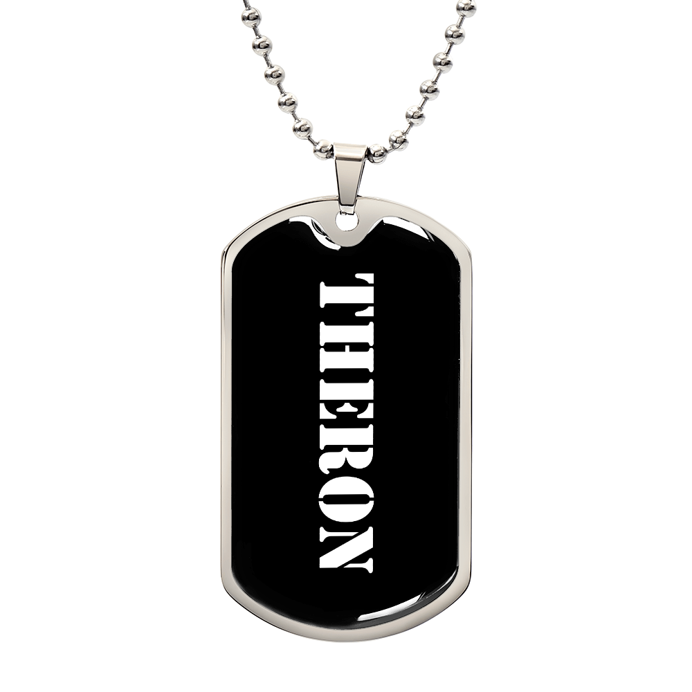 Theron v3 - Luxury Dog Tag Necklace