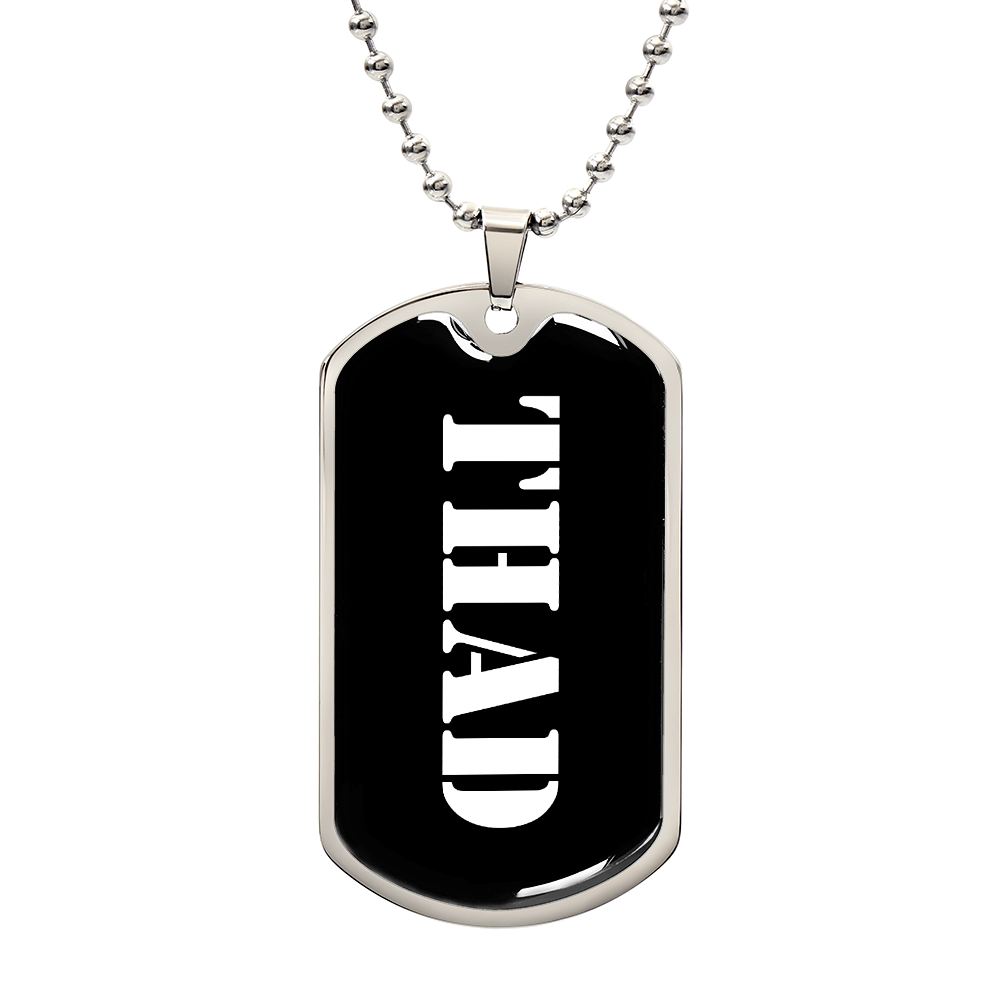 Thad v3 - Luxury Dog Tag Necklace