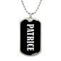 Patrice v03 - Luxury Dog Tag Necklace