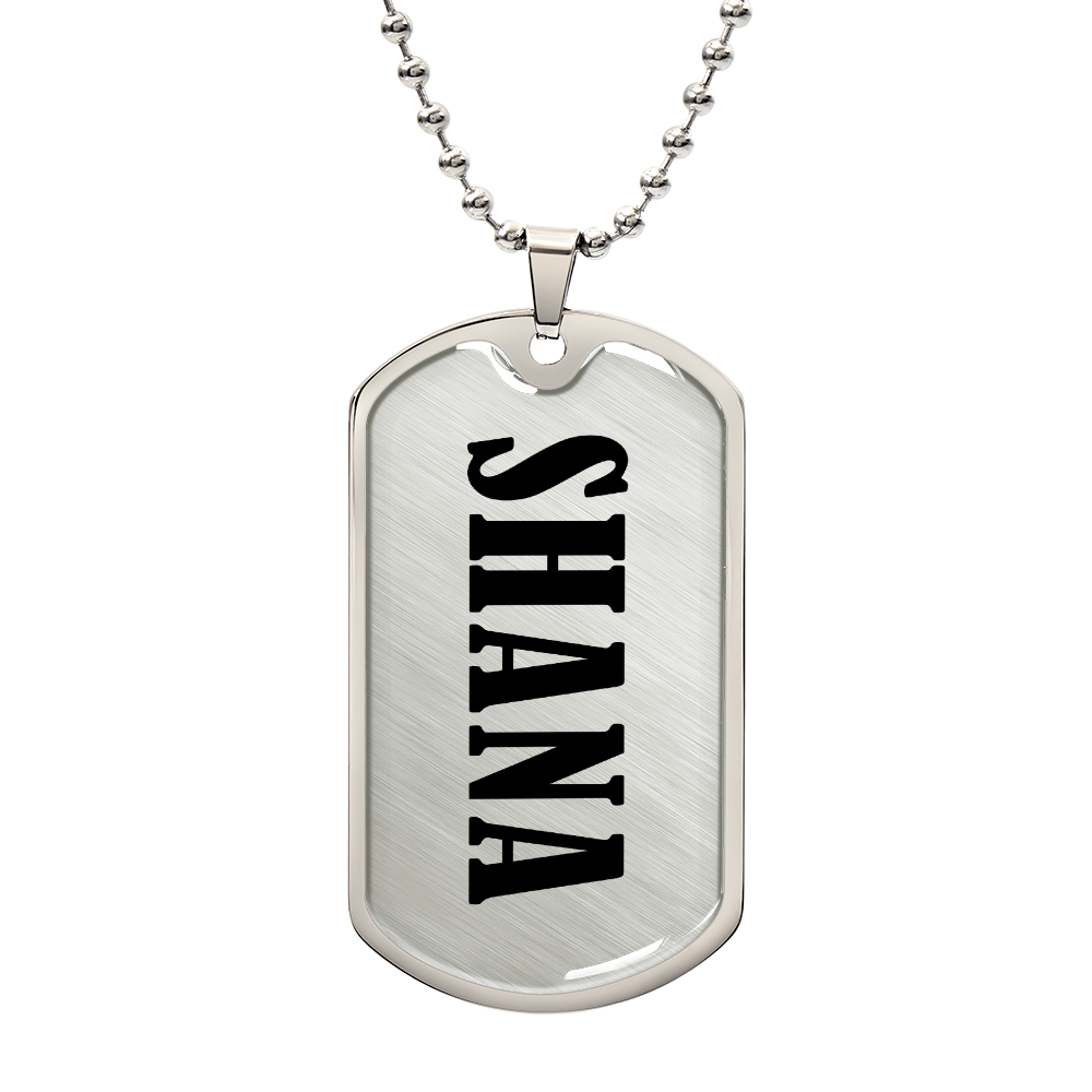 Shana v01 - Luxury Dog Tag Necklace