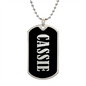 Cassie v02 - Luxury Dog Tag Necklace