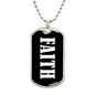 Faith v03 - Luxury Dog Tag Necklace