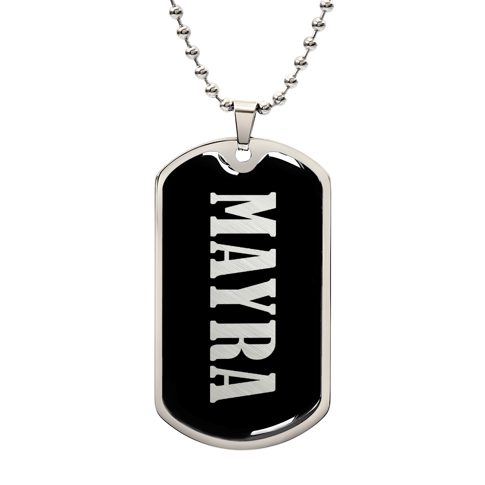 Mayra v02 - Luxury Dog Tag Necklace