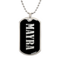 Mayra v02 - Luxury Dog Tag Necklace