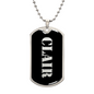 Clair v2 - Luxury Dog Tag Necklace