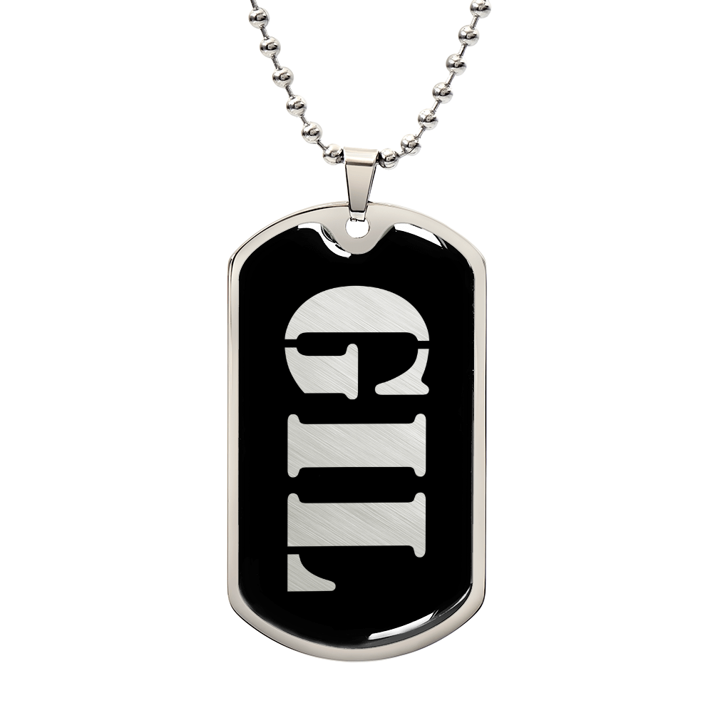 Gil v2 - Luxury Dog Tag Necklace