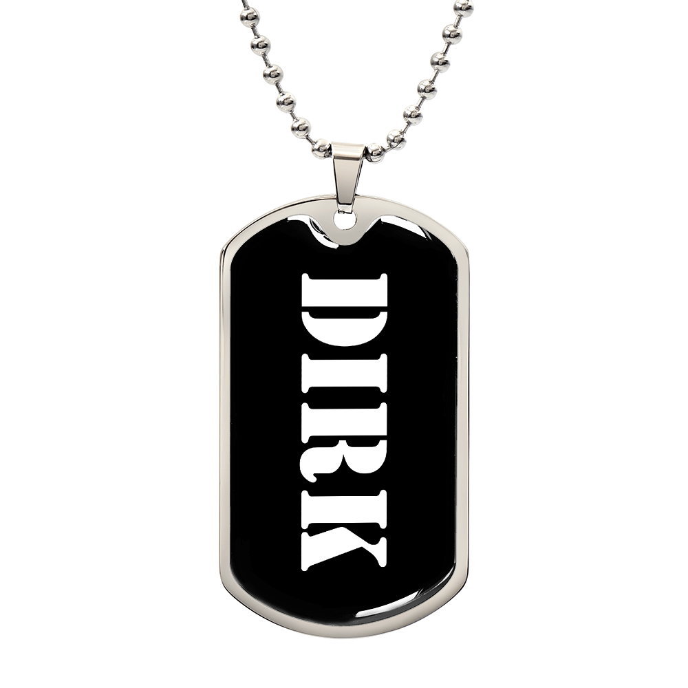 Dirk v3 - Luxury Dog Tag Necklace