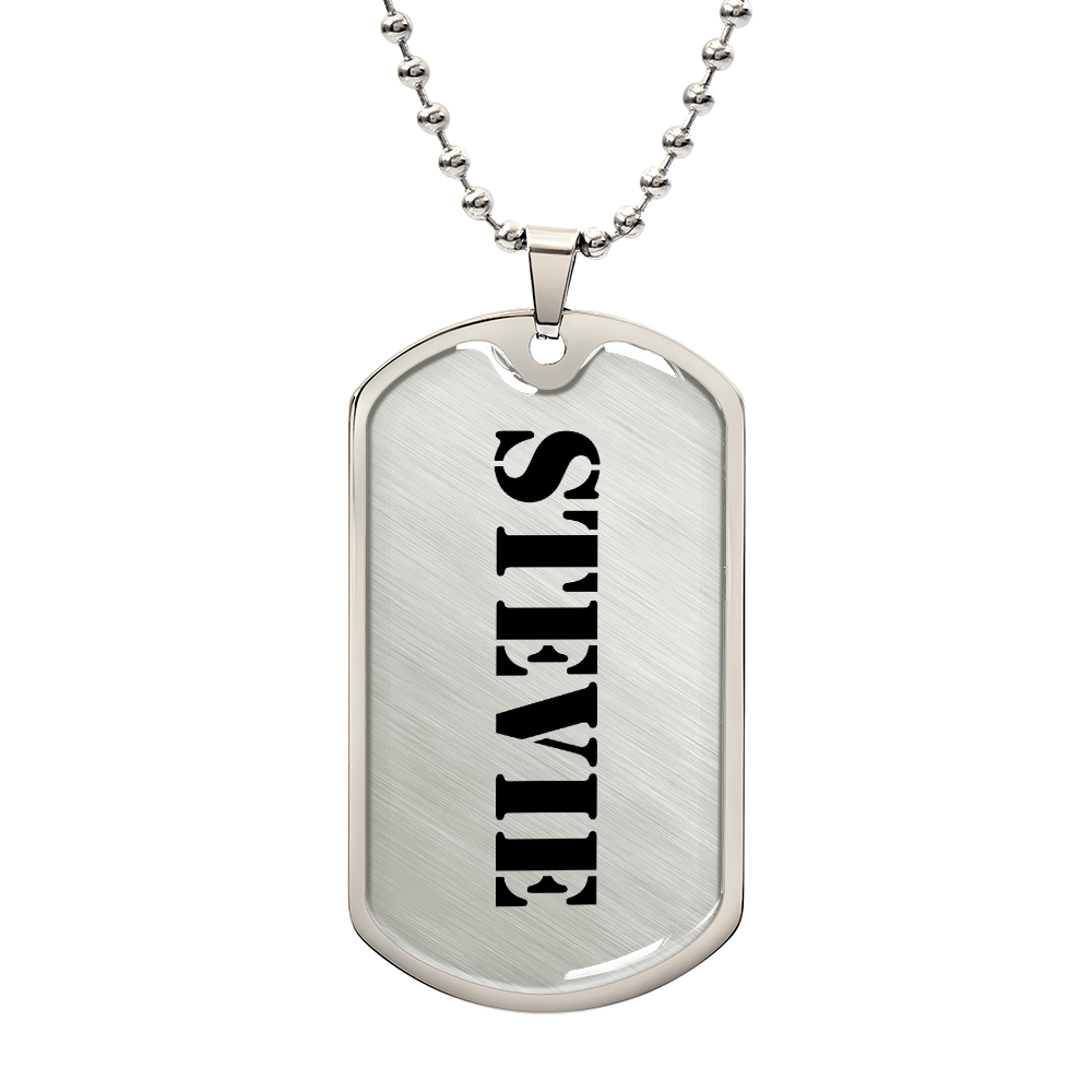 Stevie - Luxury Dog Tag Necklace