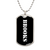 Brooks v3 - Luxury Dog Tag Necklace