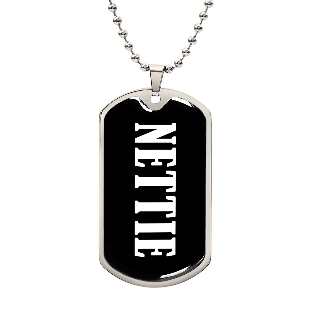 Nettie v03 - Luxury Dog Tag Necklace