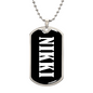 Nikki v03 - Luxury Dog Tag Necklace