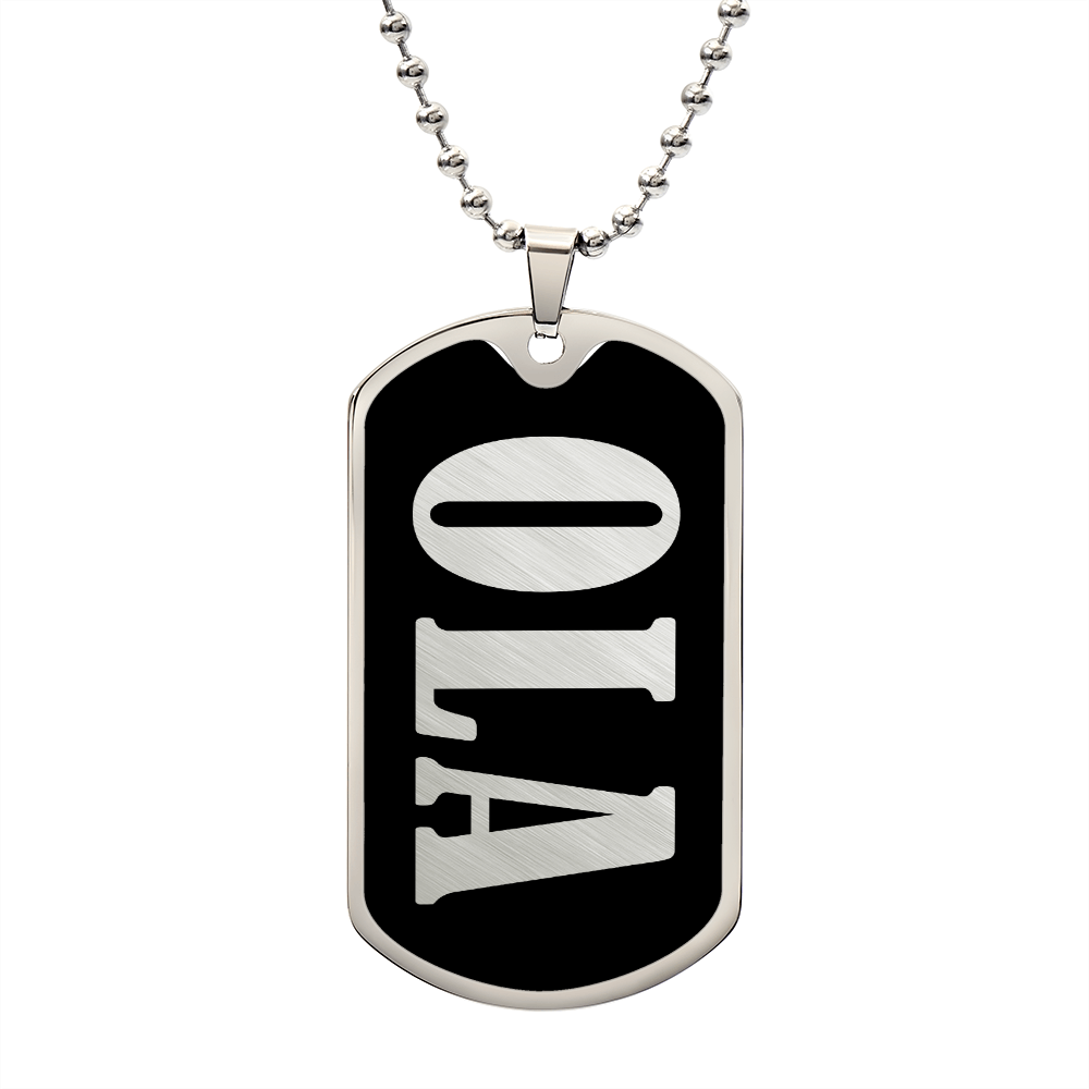 Ola v02 - Luxury Dog Tag Necklace