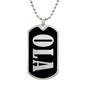 Ola v02 - Luxury Dog Tag Necklace