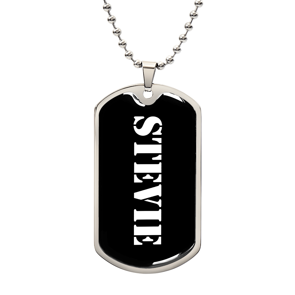 Stevie v3 - Luxury Dog Tag Necklace