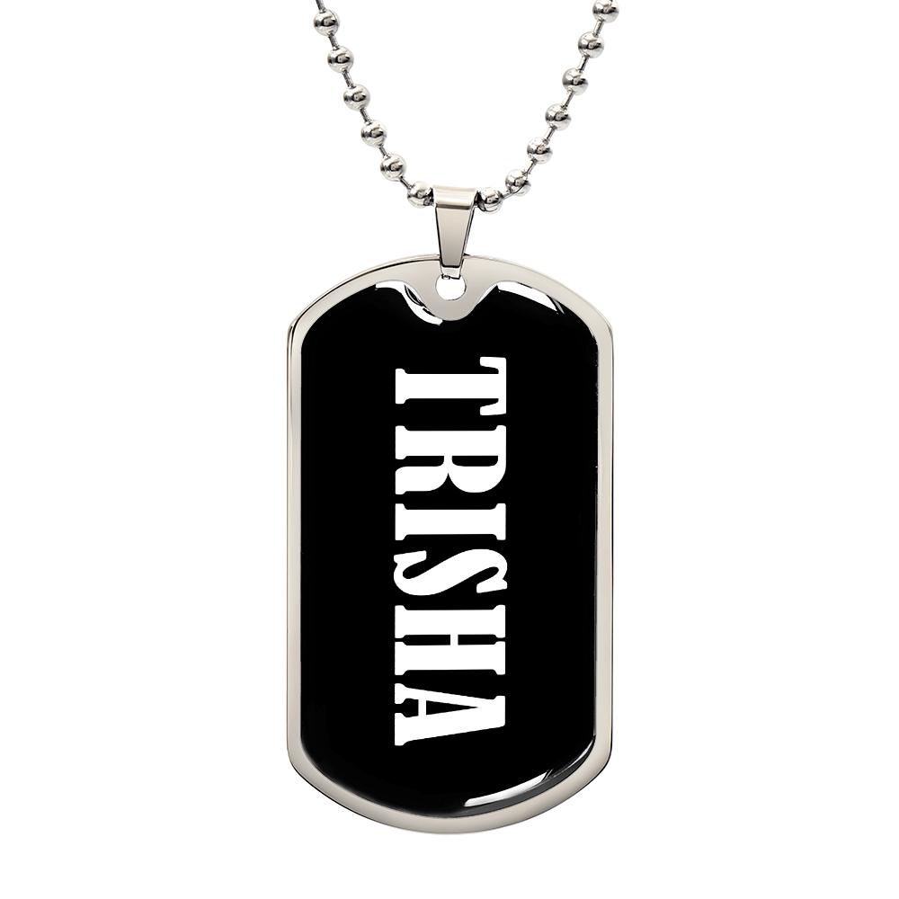 Trisha v03 - Luxury Dog Tag Necklace