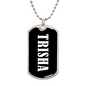 Trisha v03 - Luxury Dog Tag Necklace