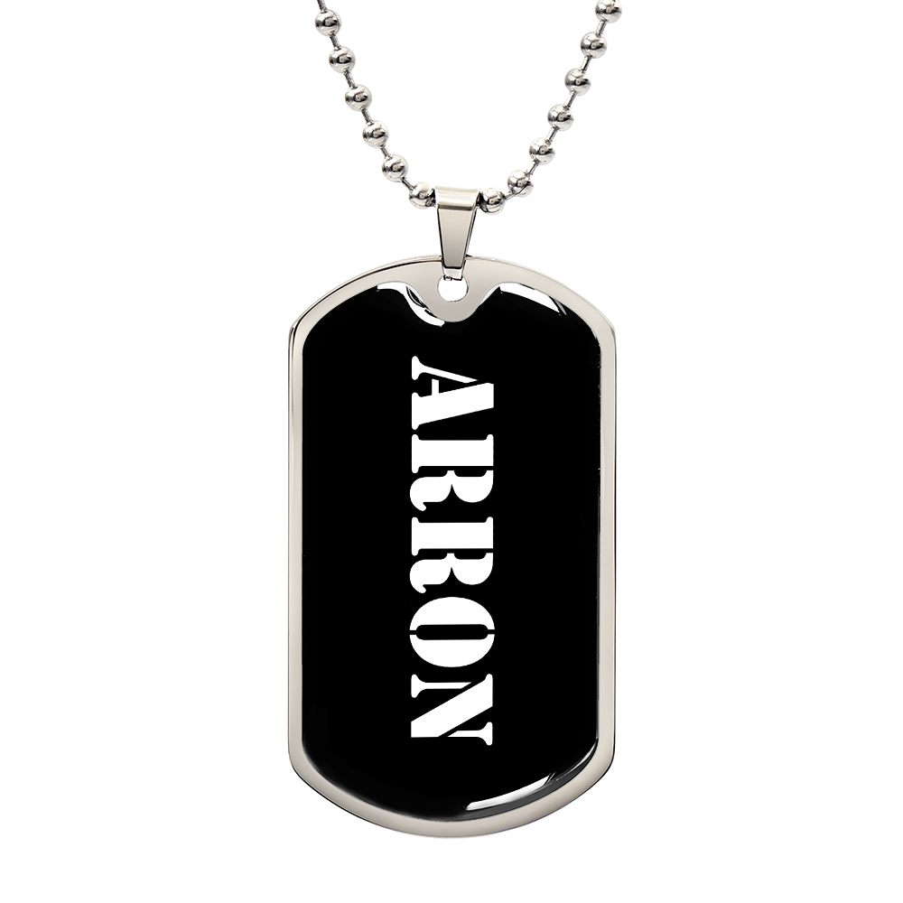 Arron v3 - Luxury Dog Tag Necklace