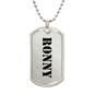Ronny - Luxury Dog Tag Necklace