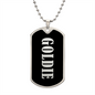 Goldie v02 - Luxury Dog Tag Necklace