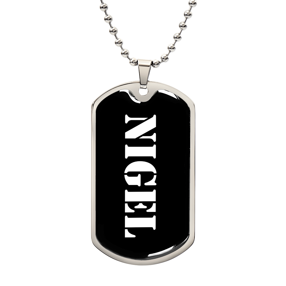 Nigel v3 - Luxury Dog Tag Necklace