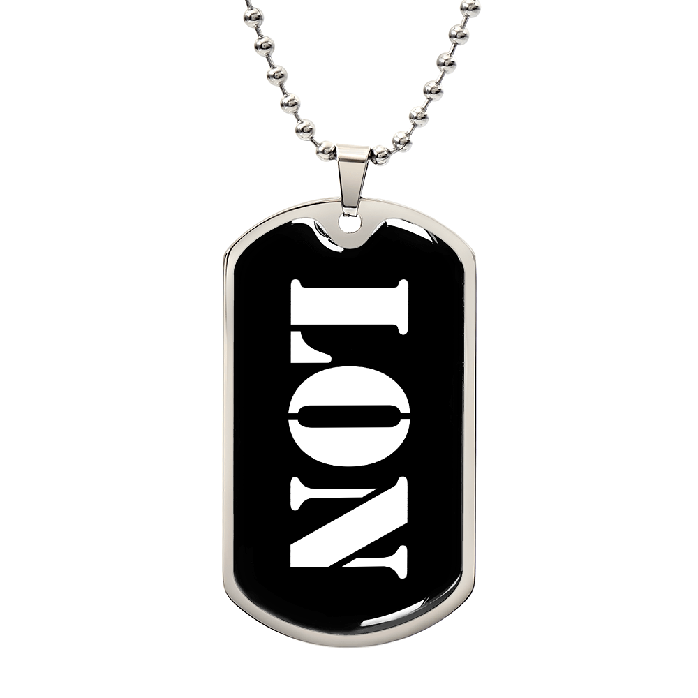 Lon v3 - Luxury Dog Tag Necklace