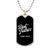 Best Father Since 2023 v2 - Luxury Dog Tag Necklace