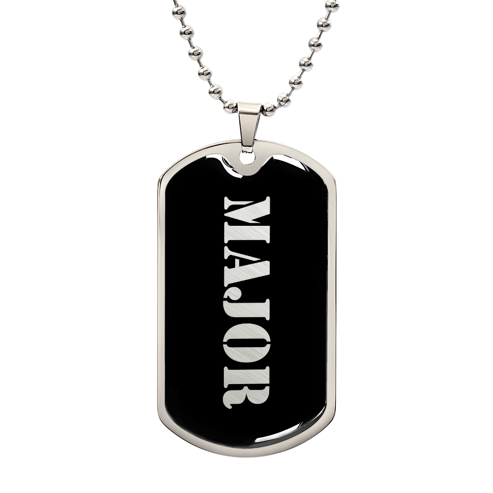 Major v2 - Luxury Dog Tag Necklace