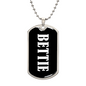 Bettie v03 - Luxury Dog Tag Necklace