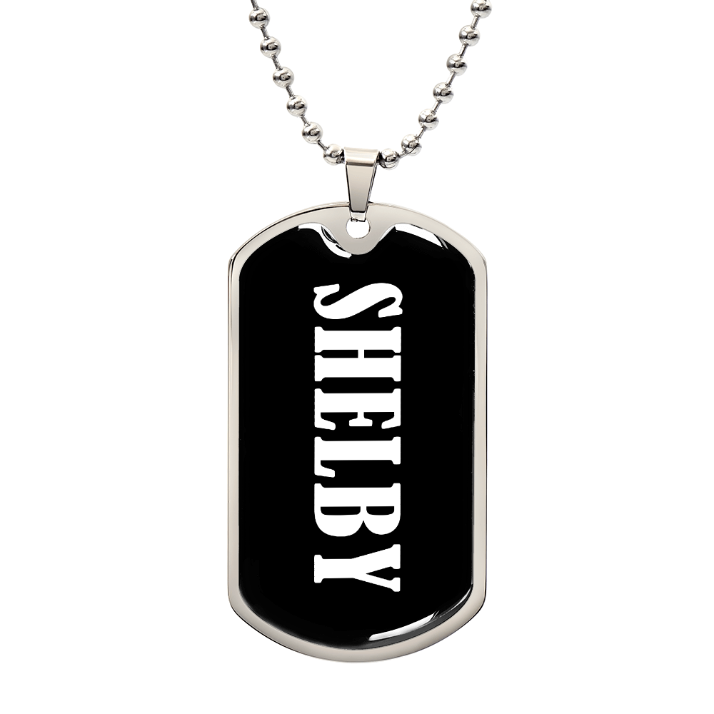 Shelby v03 - Luxury Dog Tag Necklace
